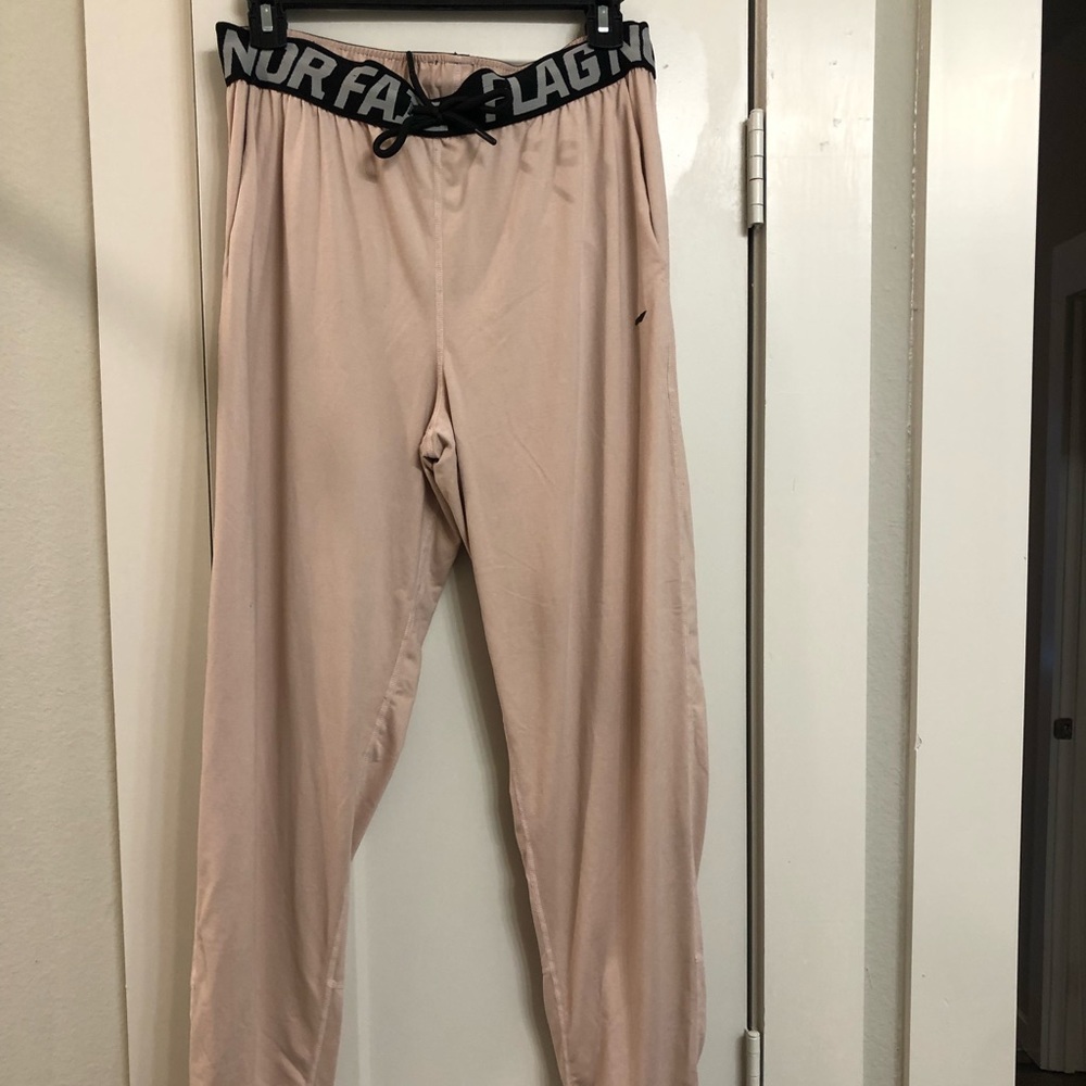 Flag nor Fail pink joggers